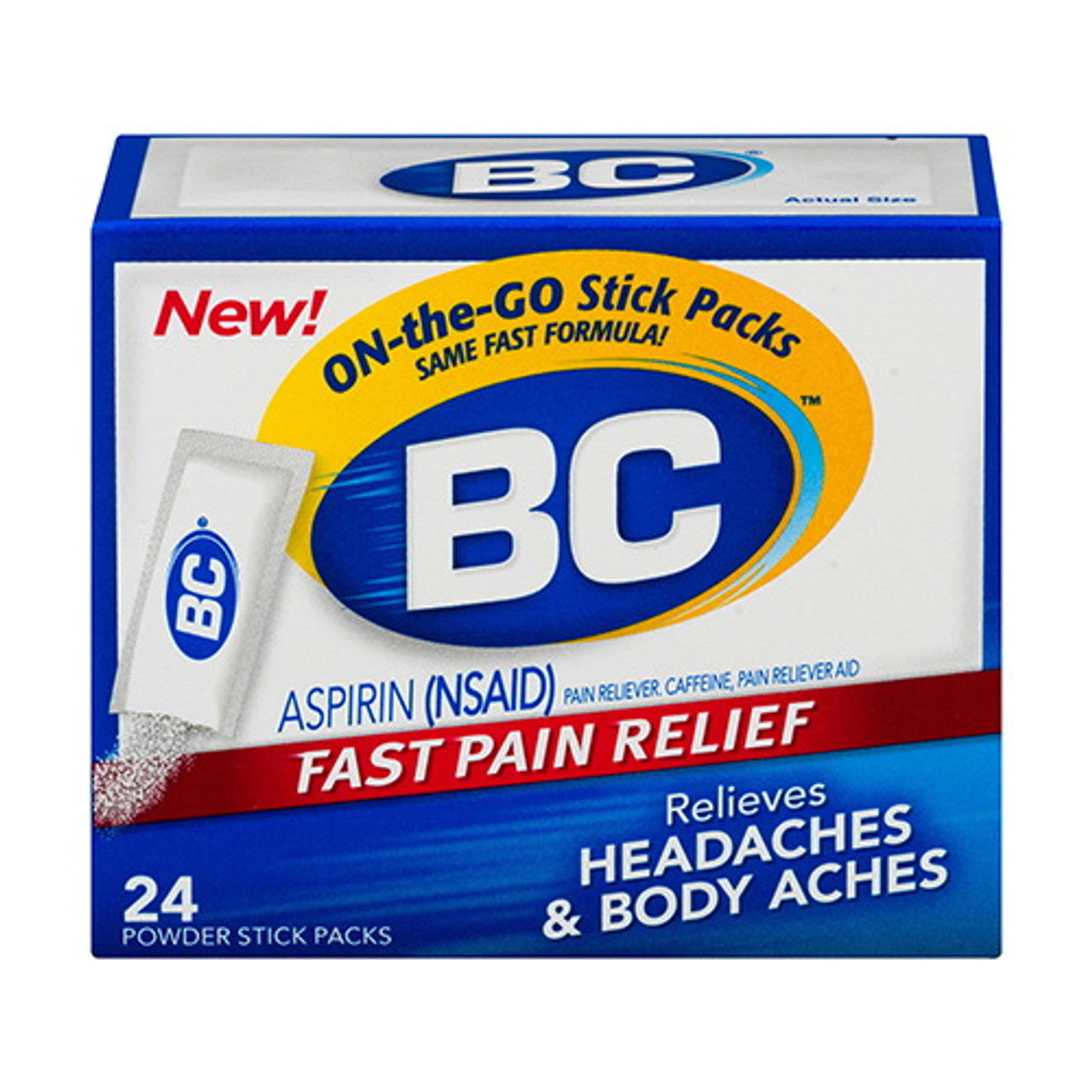 Bc Headache Powder Packets- 24 Ea