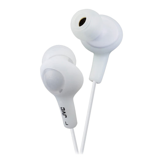 JVC Inner Ear Gumy Plus Headphone Coconut White, 1 Ea
