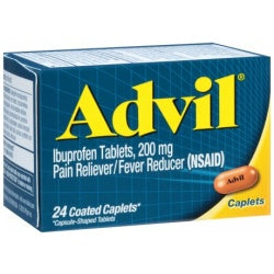 Advil Pain Reliever and Fever Reducer 24 Caplets by Advil