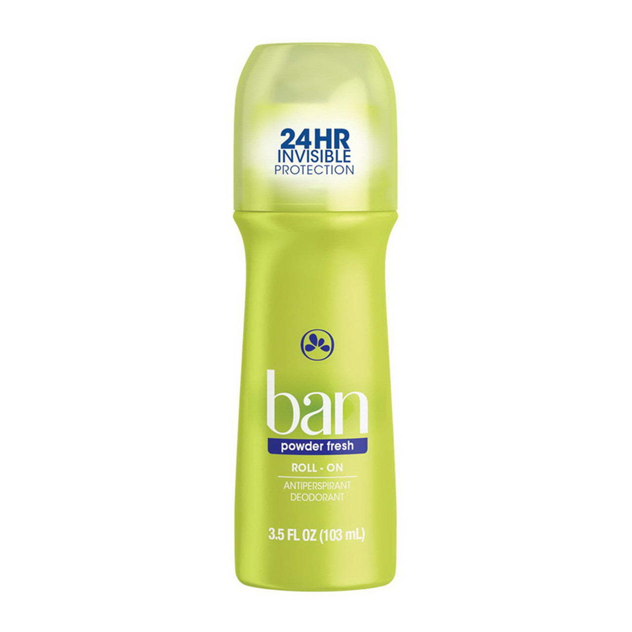 Ban Roll-On Antiperspirant and Deodorant, Powder Fresh, 3.5 Oz