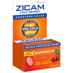 Zicam Cold Remedy RapidMelts, Cherry 25 ea