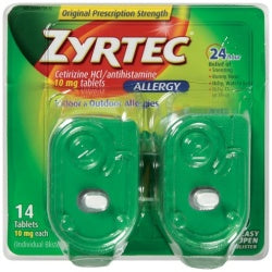 Zyrtec OTC 10mg Tablet 14ct