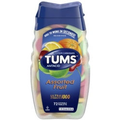 Tums Ultra Tablet Fruit 72ct