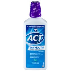 Act, Dry Mouth Anticavity Fluoride Mouthwash with Xylitol, Alcohol Free, Soothing Mint, 18 Fl Oz (532 Ml)