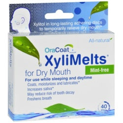 Xylimelts Dry Mouth Mint Free Discs 40ct