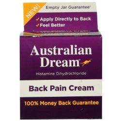 Australian Dream Back Pain Cream 2 oz