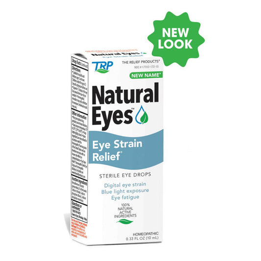 Trp Natural Eyes Sterile Eye Strain Relief Eye Drops, 0.33 Oz
