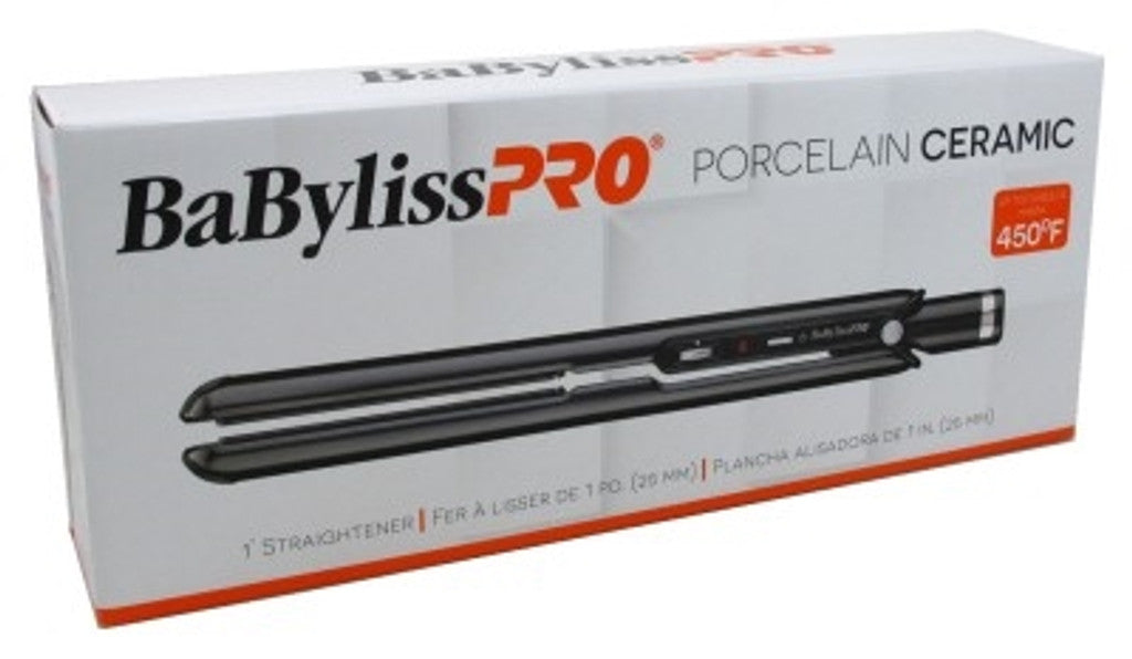 BL Babyliss Pro Flat Iron 1 Inch Porcelain Ceramic