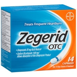 Zegerid OTC 20mg Capsule 14ct