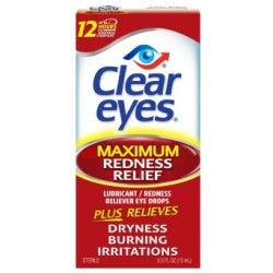 Clear Eyes Maximum Redness Relief Eye Drops, 0.05 oz