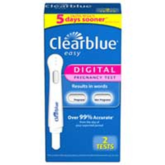 Clearblue Easy Digital Pregnancy Test Sticks - 2 Ea