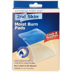 2nd Skin Moist Burn Pad, 3 X 4” | Box of 3 | Carewell