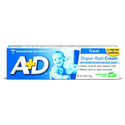 A+D Zinc Oxide Diaper Rash Cream 4 Oz by a+D