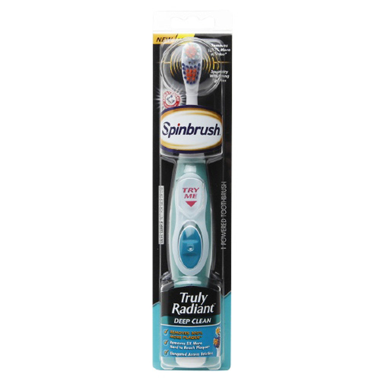 Arm & Hammer Truly Radiant Powered Deep Clean Toothbrush - 1 Ea