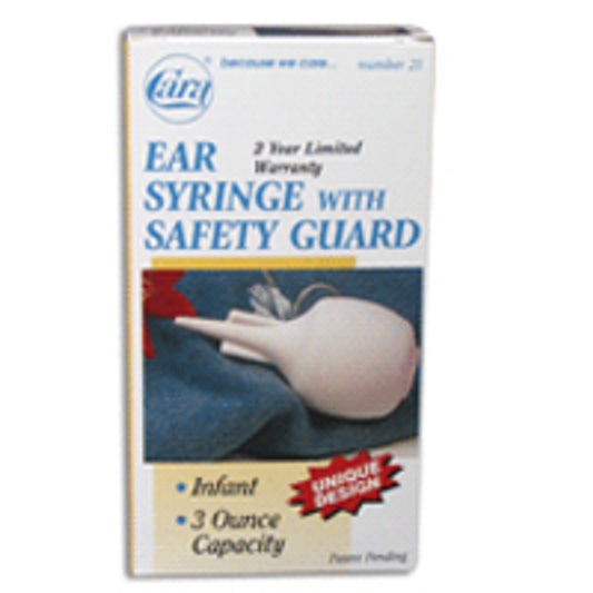 Cara Ear Syringe With Safety Guard 3 Oz Capacity - 1 Ea