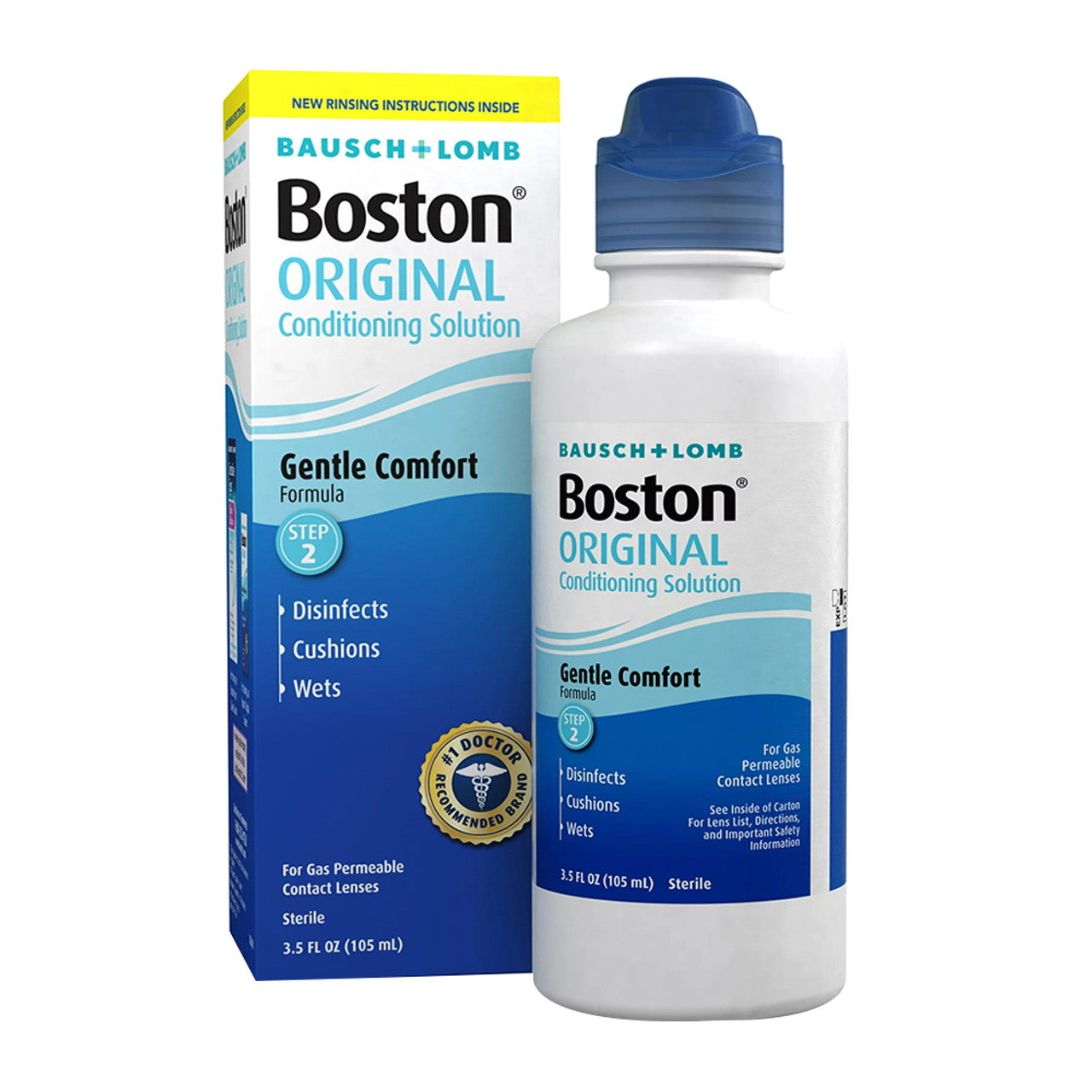 Boston Improved Formula Conditioning Solution For Contact Lenses - 3.5 Oz