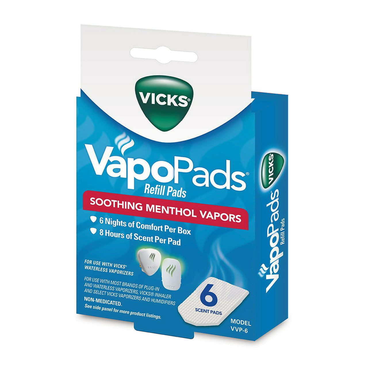 Vicks VapoPads for Vicks Humidifiers,VVP 6 V, 6 Ea