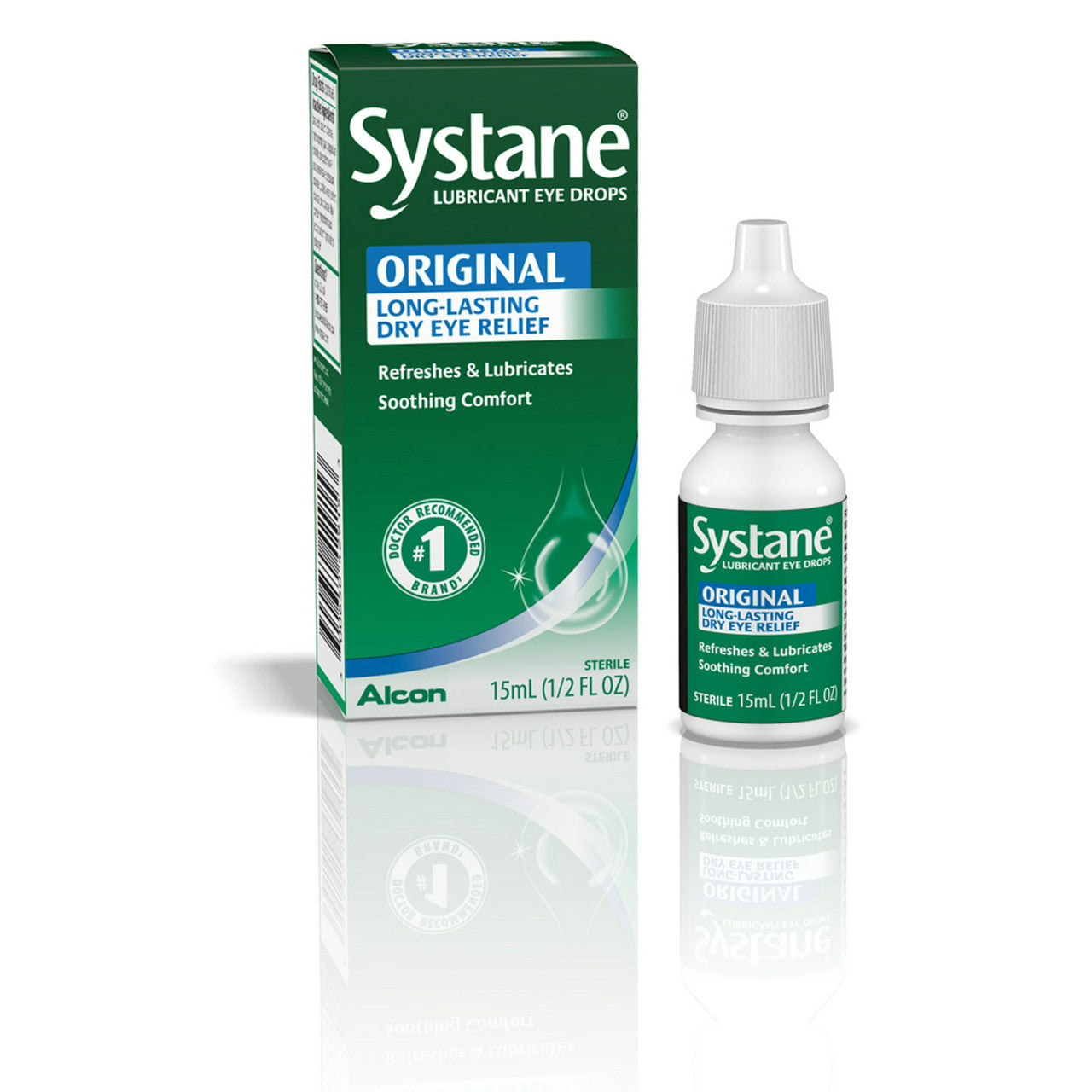 Alcon Systane Long Lasting Lubricant Eye Drops, 15 Ml