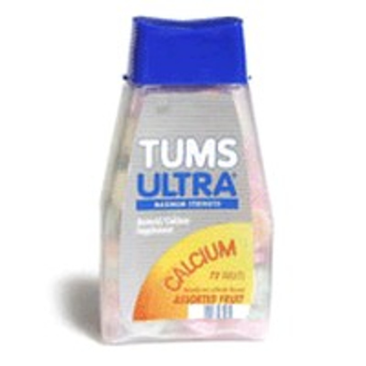 Tums Ultra Maximum Strength Chewable Tablets, Assorted Fruit - 72 Ea