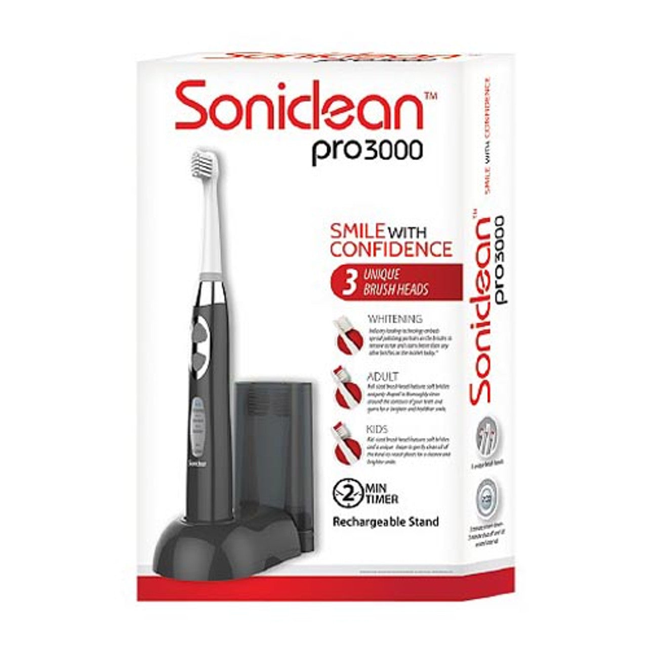 Brushbuddies Soniclean Pro 3000 Power Toothbrush For Adults/Kids - 1 Ea