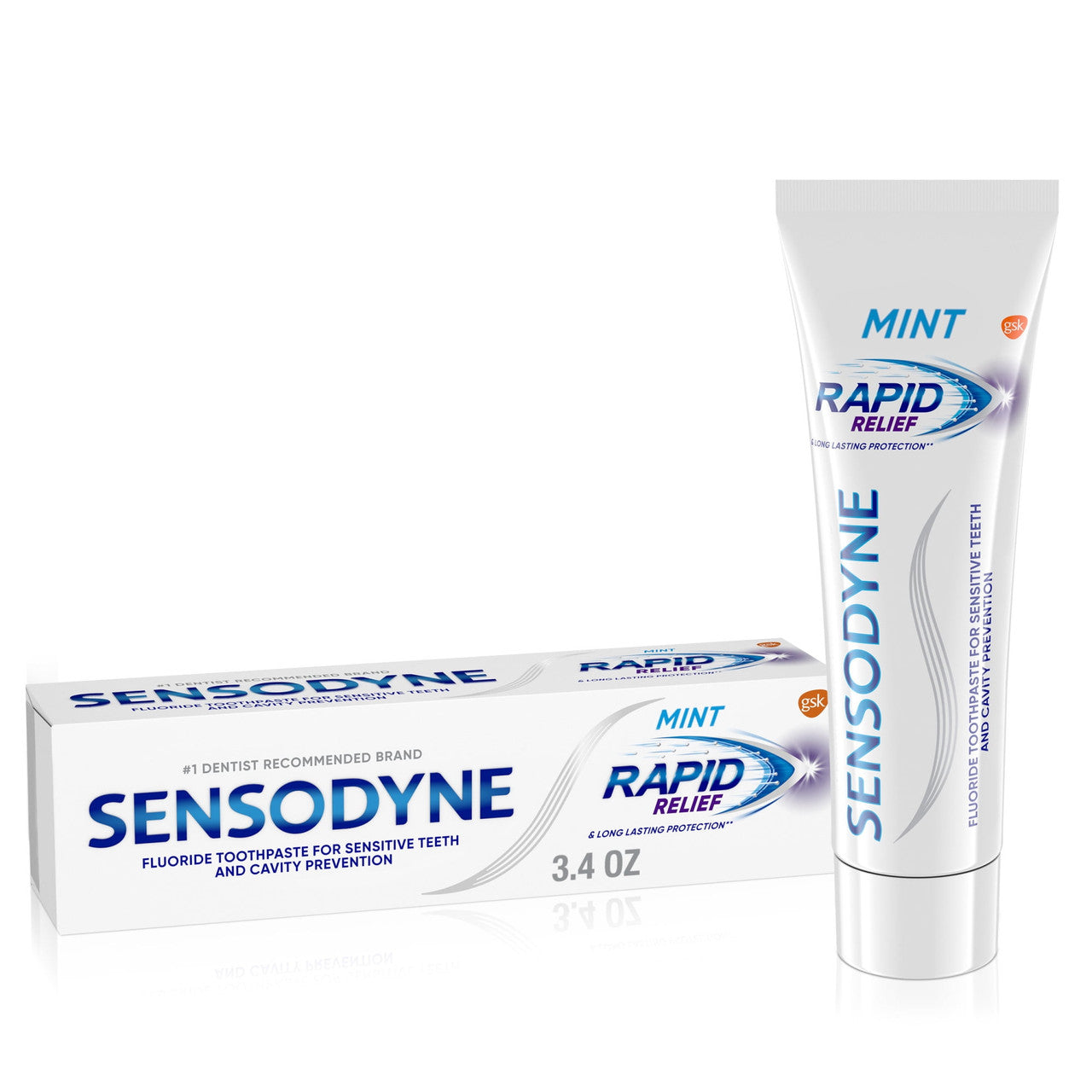 Sensodyne Rapid Relief SensitiVitamins y Toothpaste for Sensitive Teeth Mint, 3.4 Oz