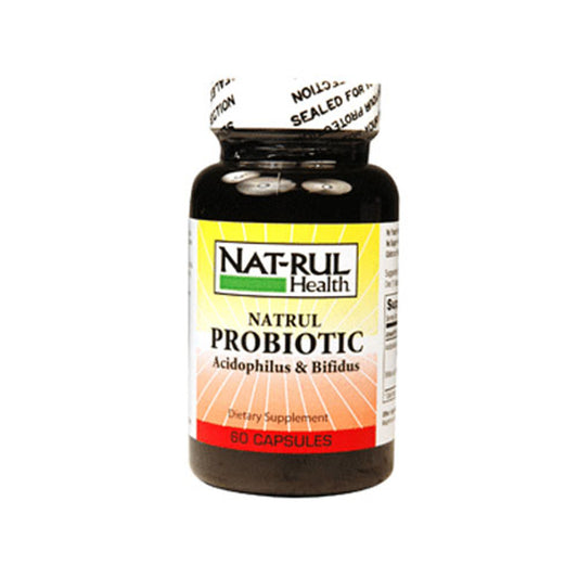 Natrul Health Probiotic Acidophilus And Bifidus Capsules - 60 Ea