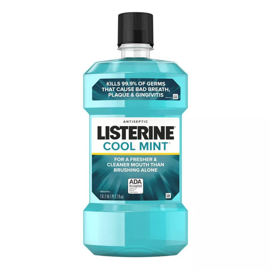 Listerine Cool Mint Antiseptic Mouthwash Oral Care And Breath Freshener, 1.5 Ltr