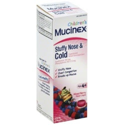 Mucinex Childrens Liquid Berry, 4 oz
