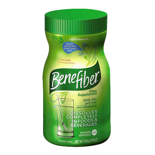 Benefiber Non-Thickening Powder Sugar-Free Powder, Unflavored - 17.6 oz, 125 servings