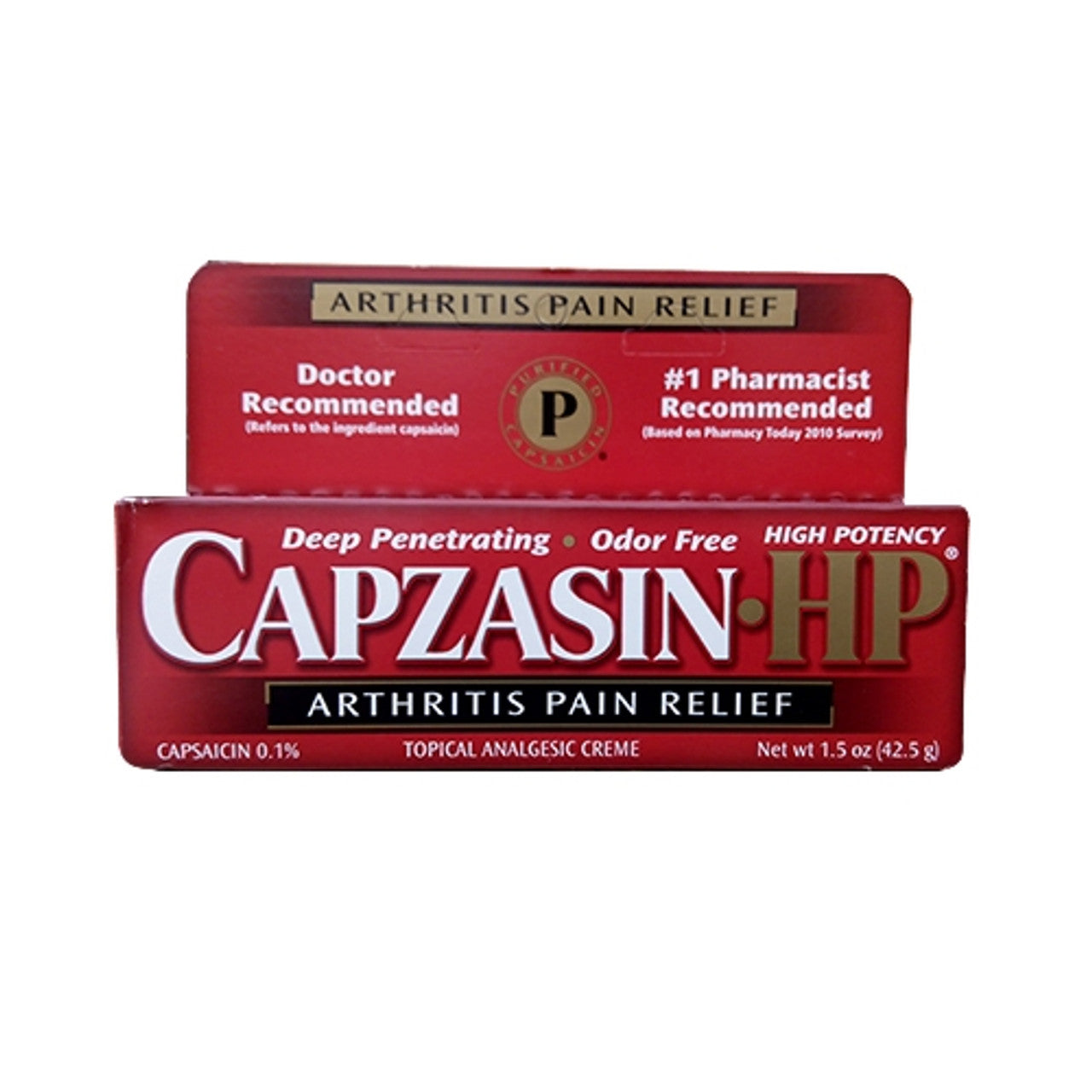 Capzasin - Hp Arthritis Pain Relief Cream, High Potency Formula - 1.5 Oz