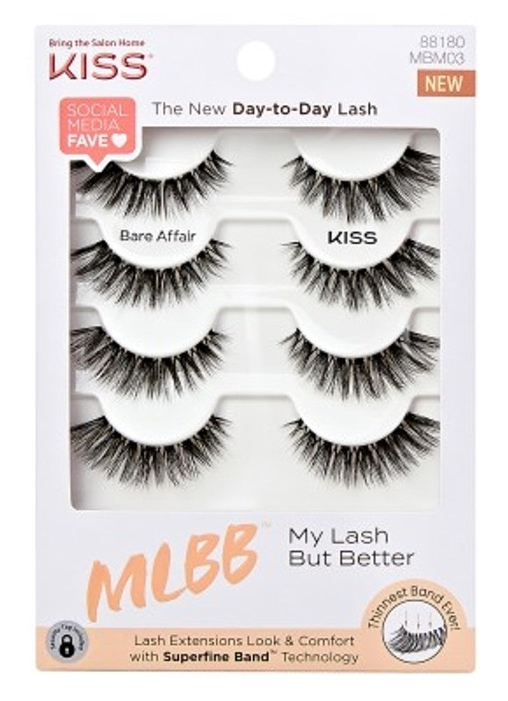 BL Kiss My Lash But Better Multi-Pack Bare Affair 4-Pair - Pack of 3