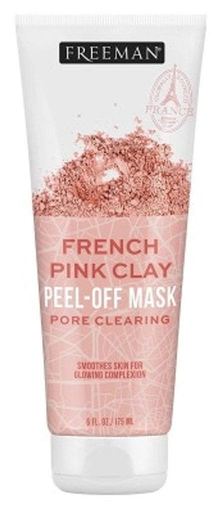 BL Freeman Facial French Pink Clay Peel-Off Mask 6oz - Pack of 3