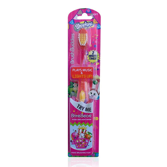 Brush Buddies Shopkins Brite Beatz Toothbrush with Music and Light, 1 Ea