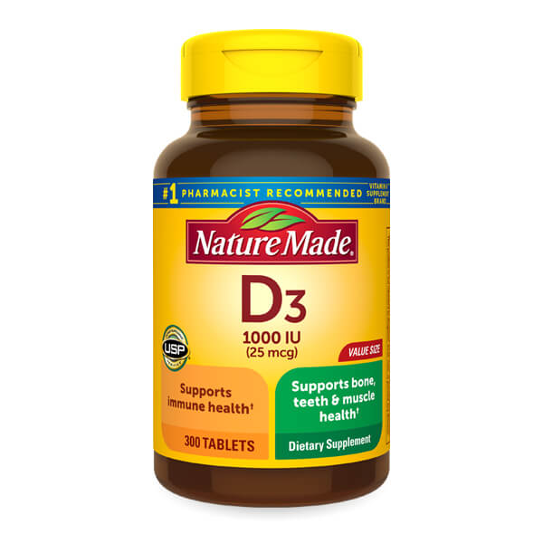 Nature Made Vitamin  E Vitamins amin A Min  D 1000IU VALUE SIZE