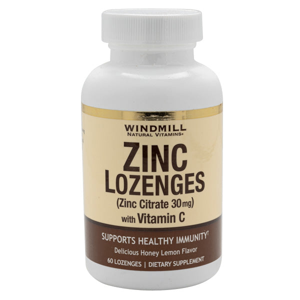 Windmill Health Honey Lemon Zinc With Vitamins  C