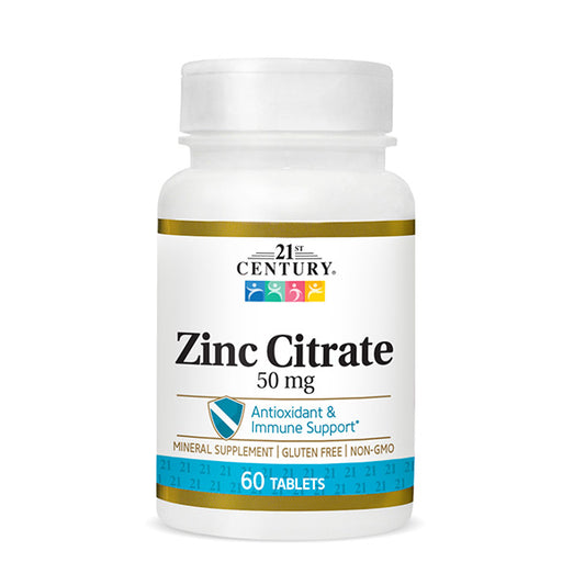 21ST CENTURY ZINC CITRATE 50MG