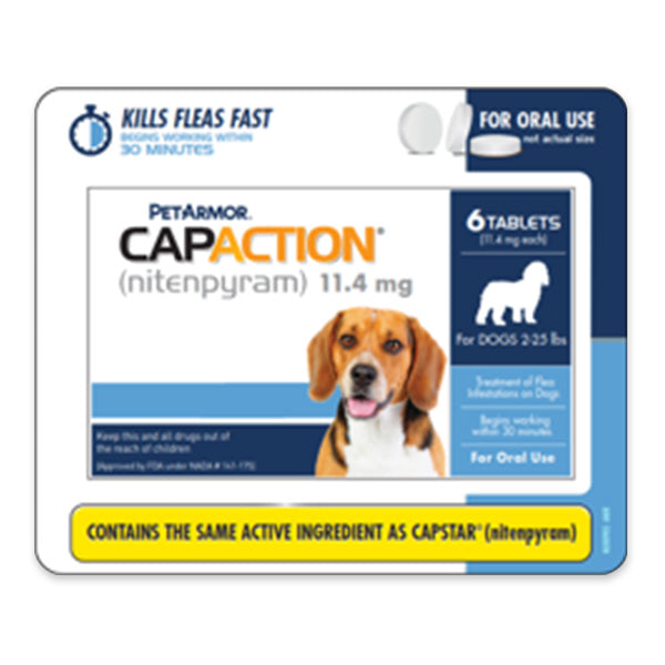 CAPSTAR DOG 11.4MG 2-25LB