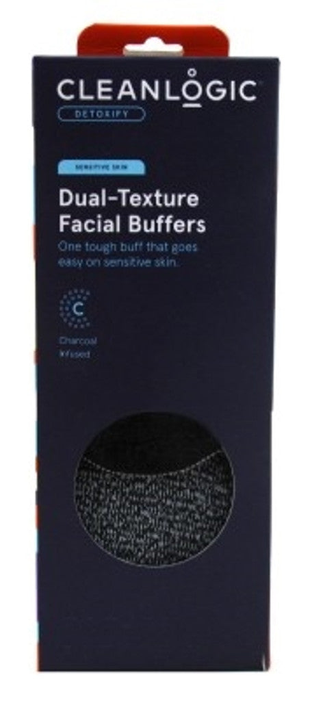 BL Clean Logic Detoxify Dual Texture Facial Buffers - Pack of 3