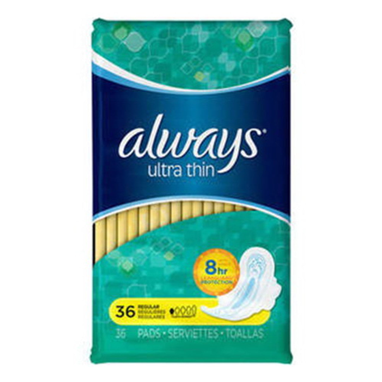 Always Ultra Thin Maxi Pads With Flexi-Wings, Regular - 36 Ea, 6 Pack