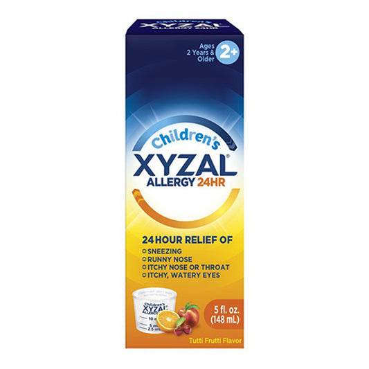 Xyzal Childrens Oral Solution, Tutti Frutti Flavor, 5 Oz