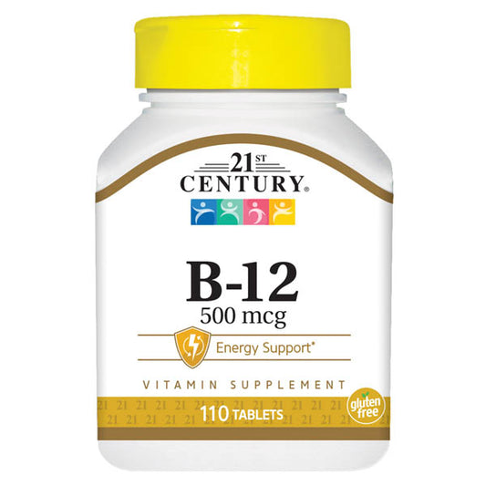 21ST CENTURY Vitamins amin B-12 500MCG