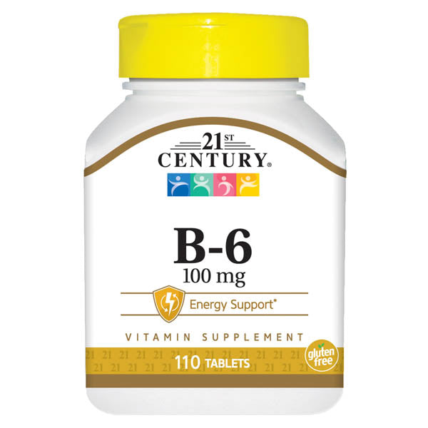 21ST CENTURY Vitamins amin B-6 100MG