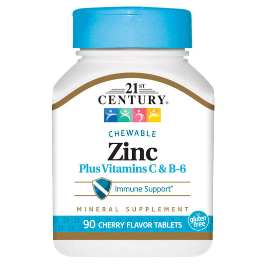 21ST CENTURY ZINC CHEW 15MG W/Vitamins amin C&Vitamins amin B6