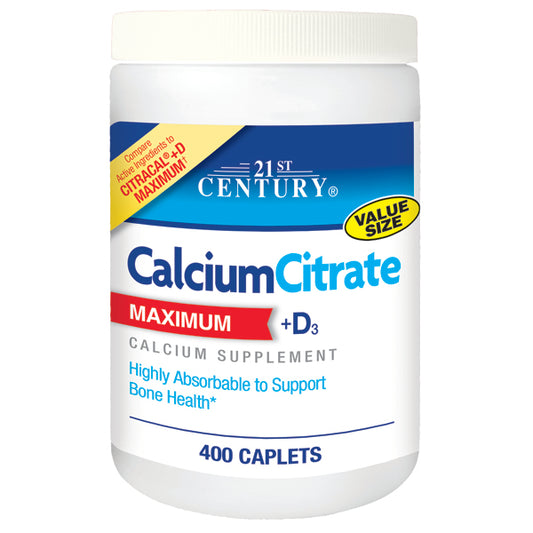 21St Century Calcium Citrate + D Max
