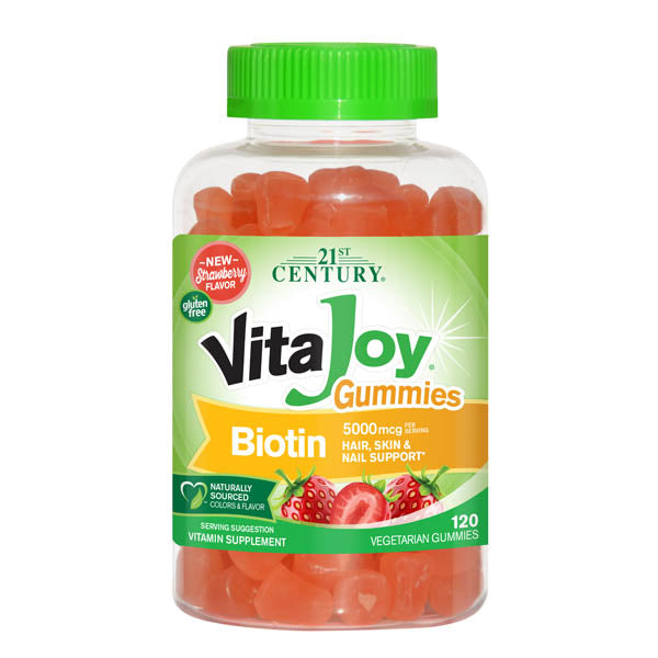 21St Century Vitamins ajoy Biotin 5000Mcg