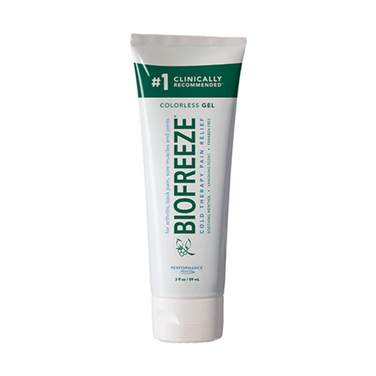 Biofreeze Classic Pain Relief Colorless Gel Tube, 3 Oz