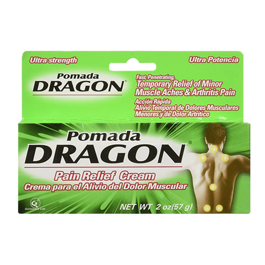 Pomada Dragon Muscle Aches And Arthritis Pain Relief Cream, 2 Oz