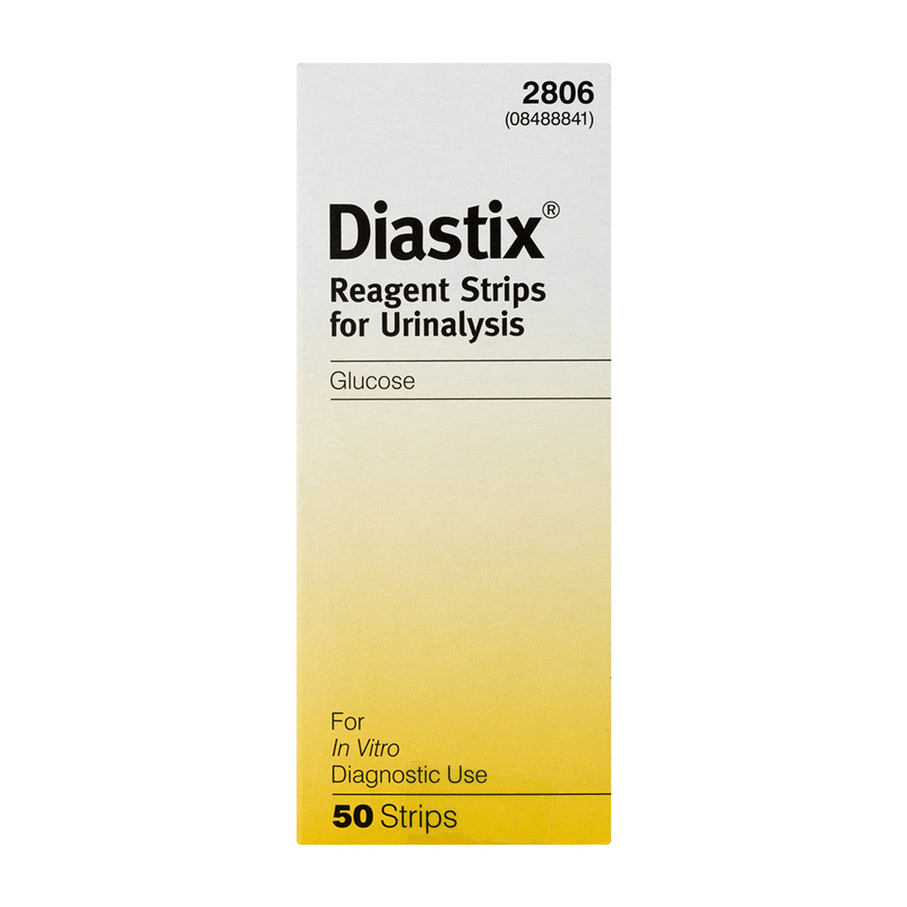 Diastix Reagent Strips For Urinalysis To Test Urine Glucose - 50 Each