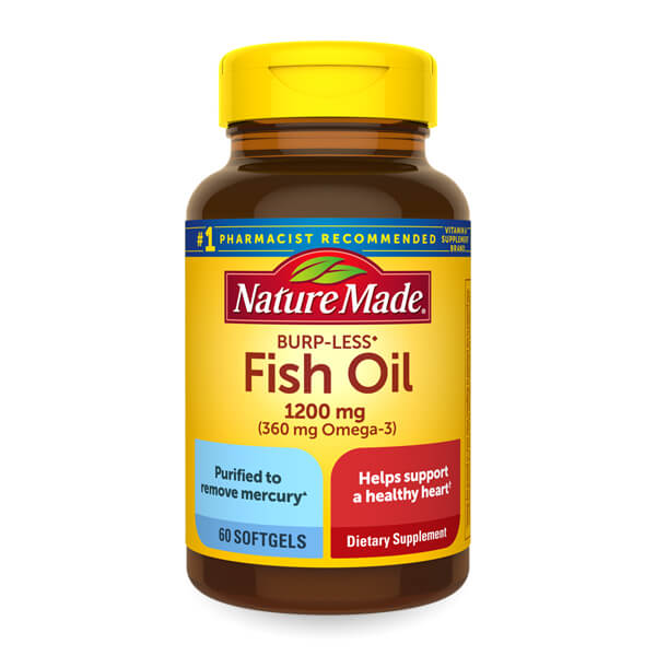 Nature Made Vitamin  E FISH OIL 1200MG BURP-LESS