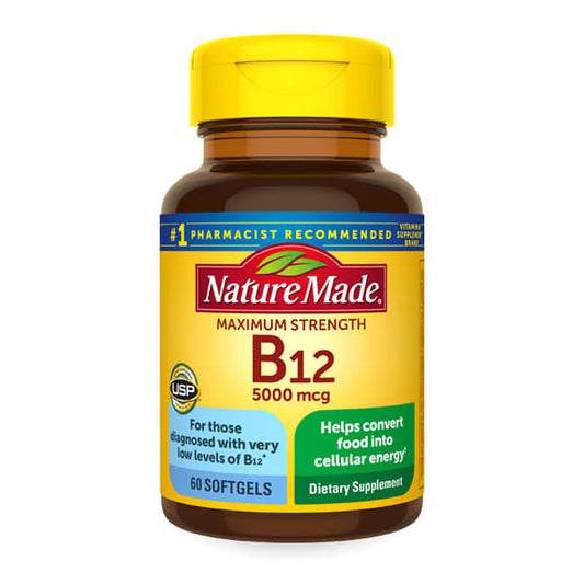 Nature Made Vitamin  E Vitamins amin B-12 5000 MAX STRENGTH